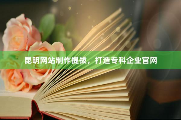 昆明网站制作提拔，打造专科企业官网